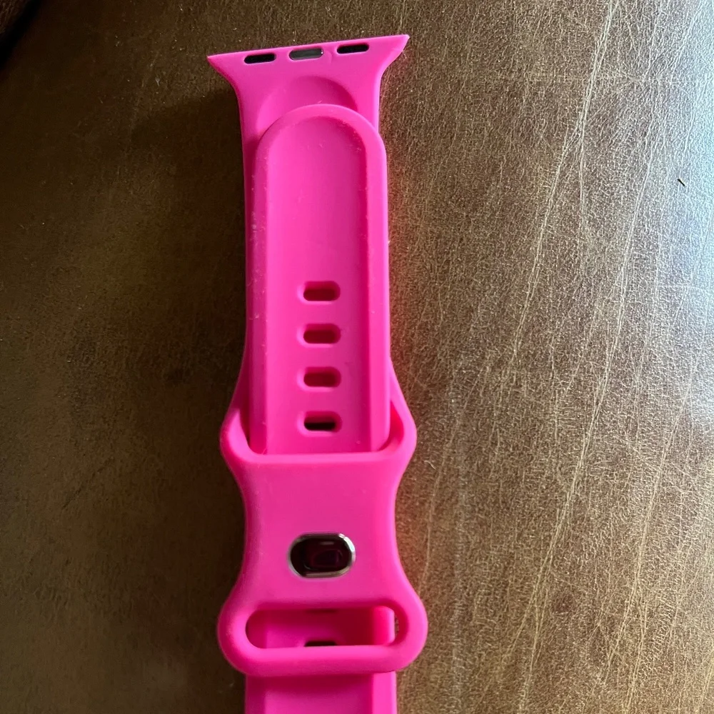 Apple Watch Silicone Bands Pair - Hot Pink, Light Pink